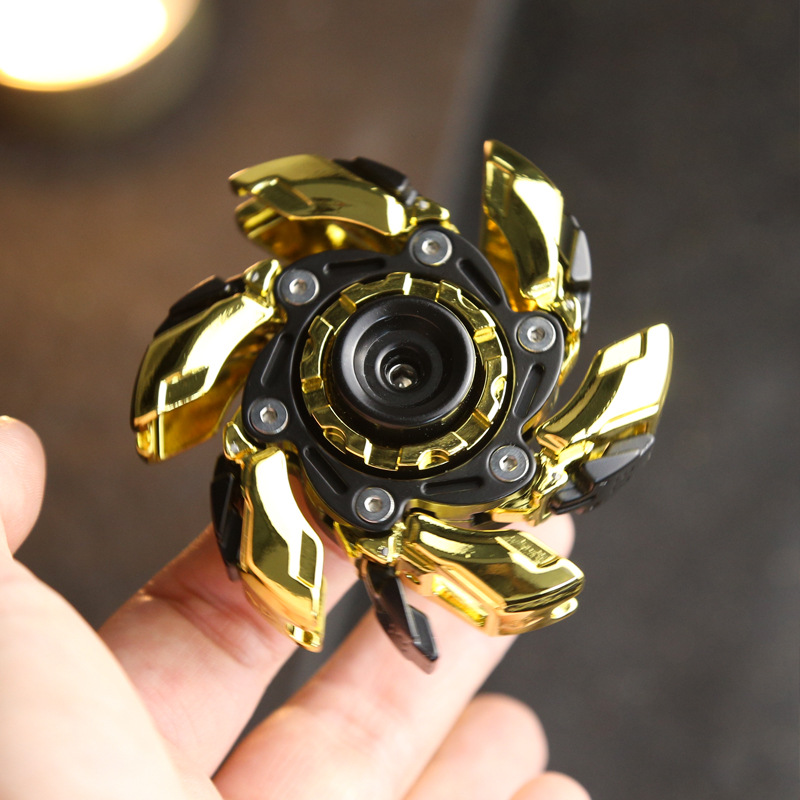 WarpFang:Stainless Steel Mecha Fidget Spinner