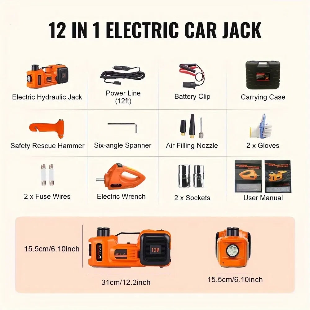 5 Ton Hydraulic Car Jack Kit