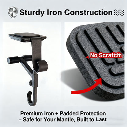 🎄Fireplace Stocking and Garland Hanger